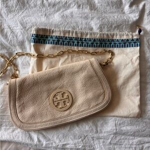 Tory Burch Tan Leather Crossbody Bag